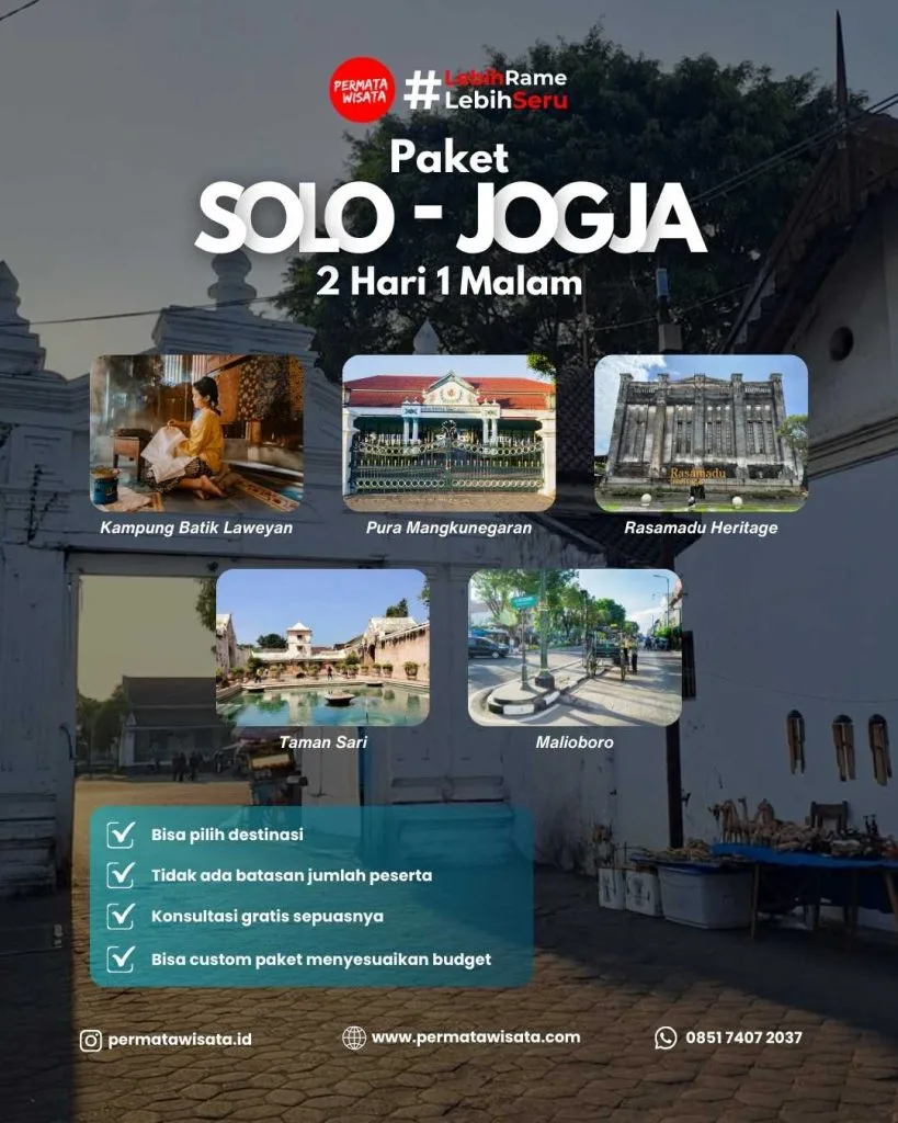 paket trip solo-jogja 2 hari 1 malam