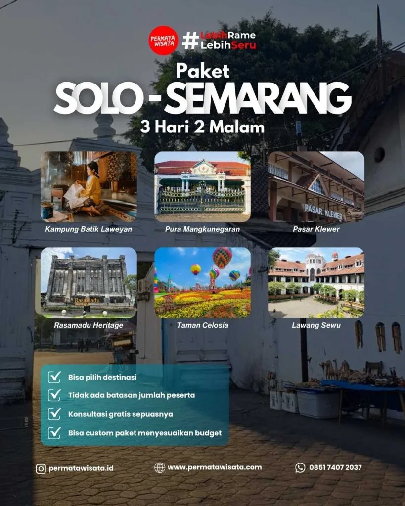 paket trip solo-semarang 3 hari 2 malam