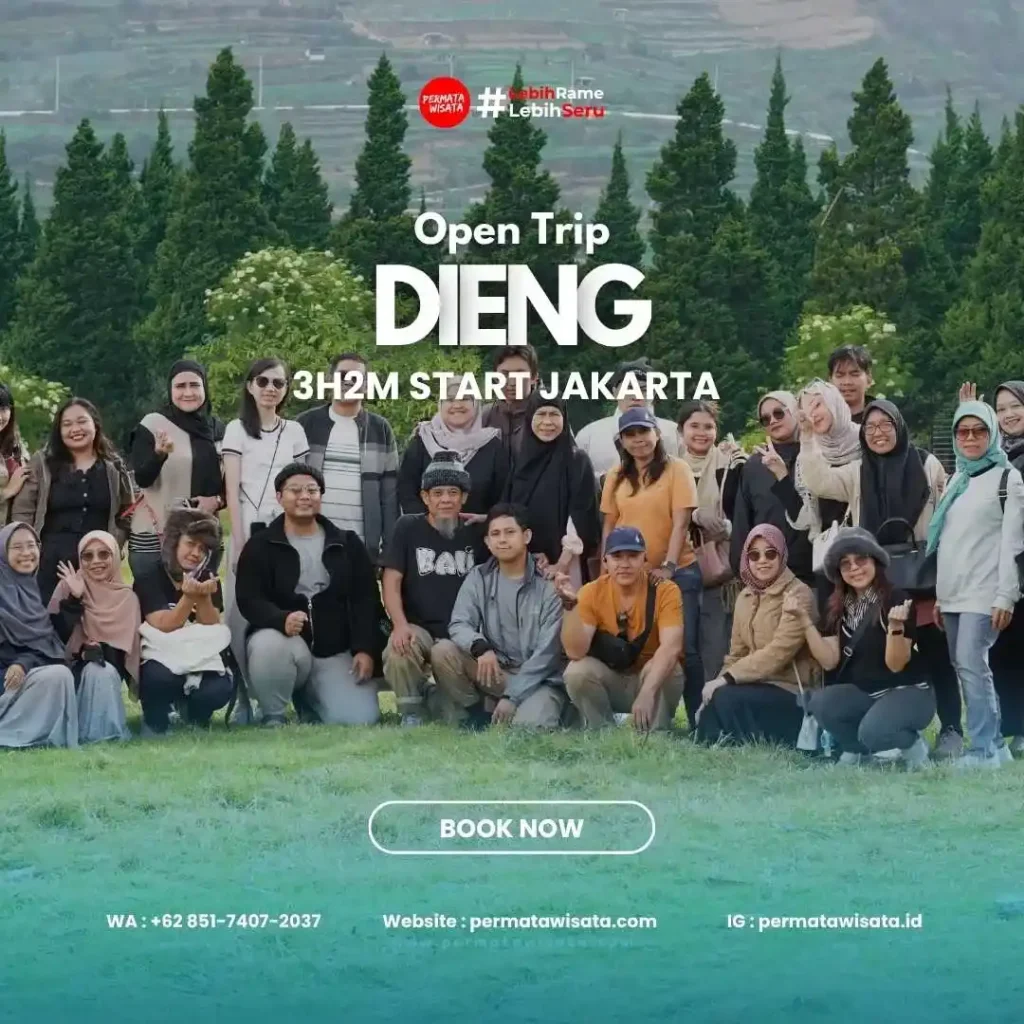 open trip dieng dari jakarta